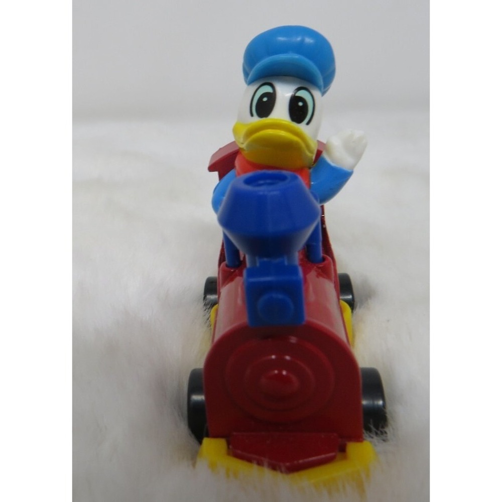 Vintage Walt Disney Production TOMY Toys Donald Duck in a Train Mickey W/ Minnie - Picture 2 of 11